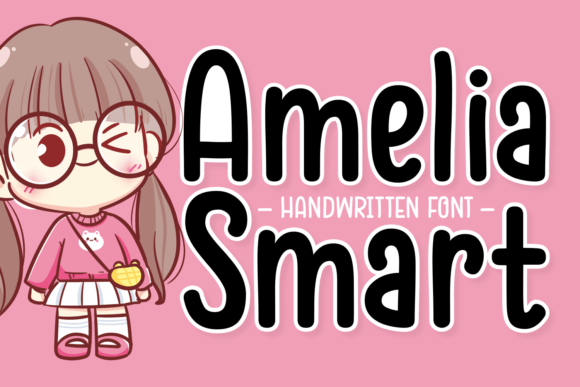 Amelia Smart: A Cheerful Script Font for Editorial Design
