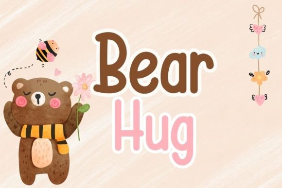 Bear Hug: A Warm Script Typeface for Editorial Design