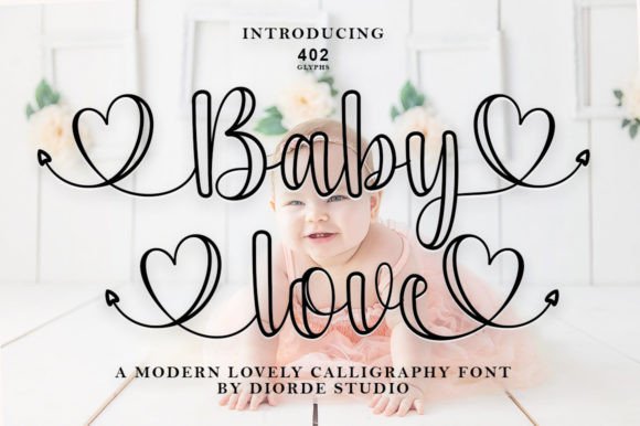 Boost Campaign Clarity with Baby Love Outline Font