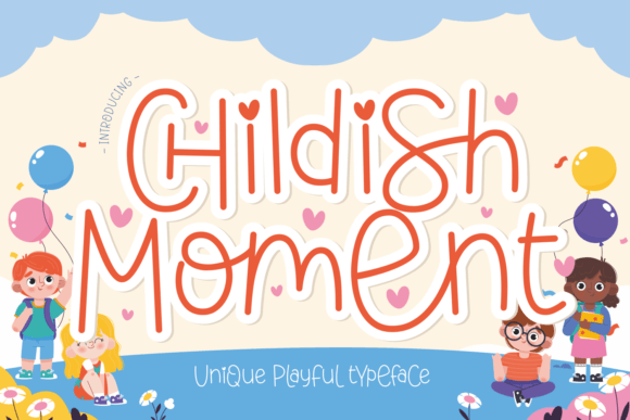 Childish Moment: A Playful Handwritten Font for Web Design