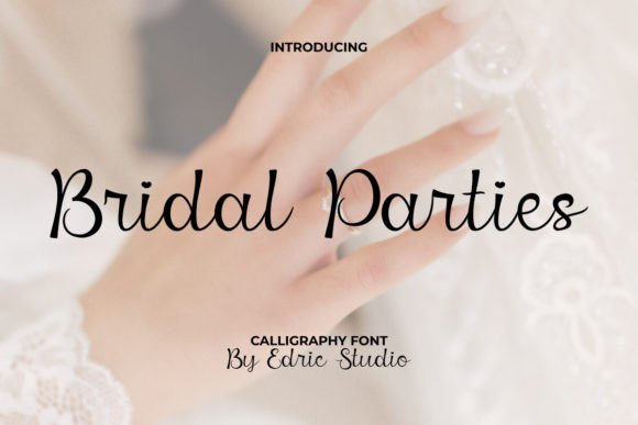 Elevate Your Crafts with the Bridal Parties Font