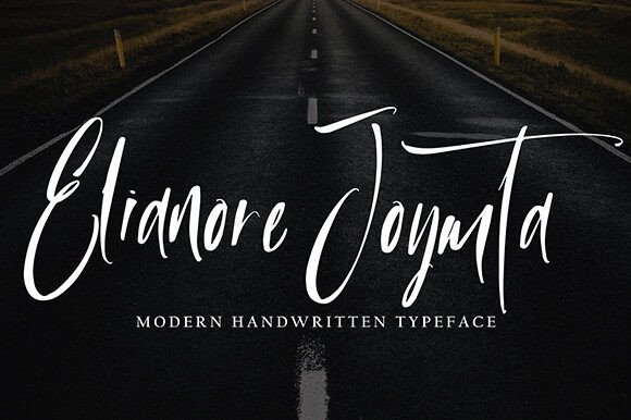 Elianore Joymta: The Imperfect Script Font for Bold Campaigns