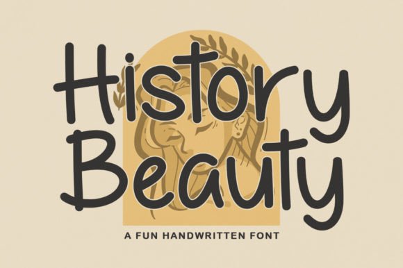 History Beauty Font: A Handwritten Typeface for Makers