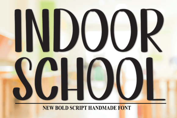 Indoor School: The Handwritten Font for Scroll-Stopping Marketing