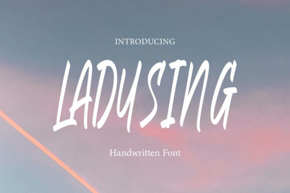 Ladusing Font: A Handwritten Typeface for Modern Web Design