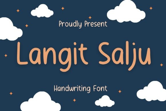 Langit Salju: The Handwritten Font for Authentic Branding