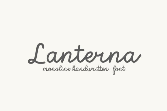 Lanterna Font: Bold Script for Handmade Brands