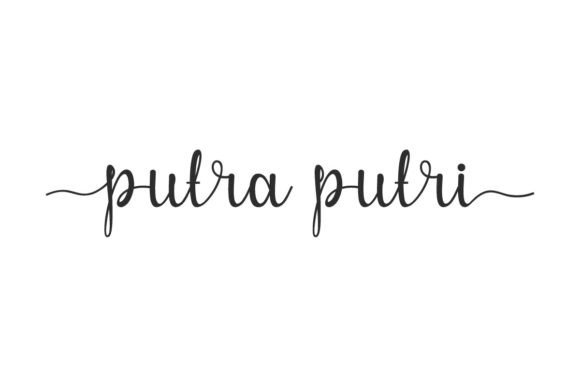 Putra Putri Font: A Modern Script for Handmade Brands