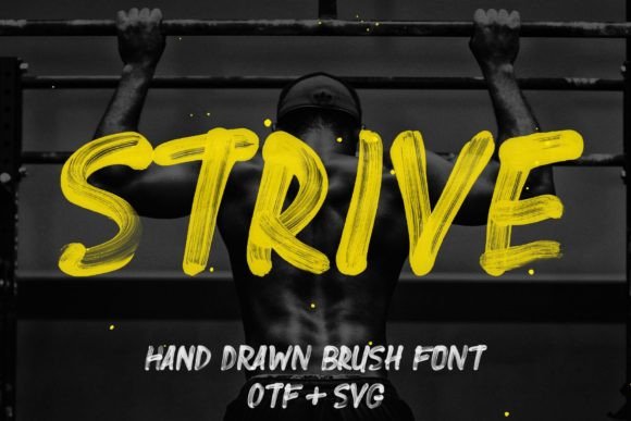 Strive: The Hand-Painted Font That Elevates Small Brands