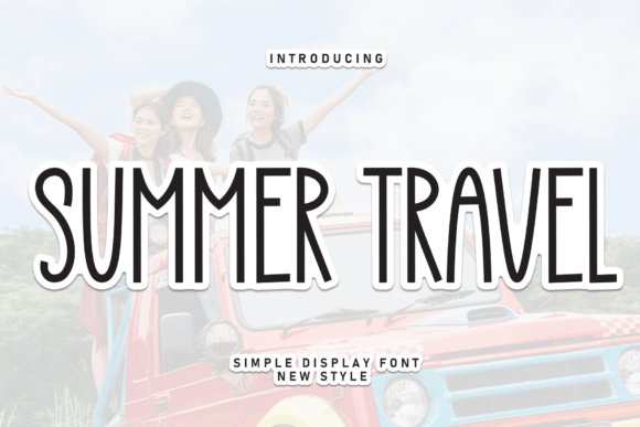 Summer Travel: A Handwritten Font for Editorial Warmth