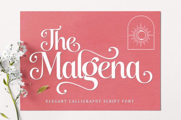 The Malgena: A Modern Script Typeface for Campaigns